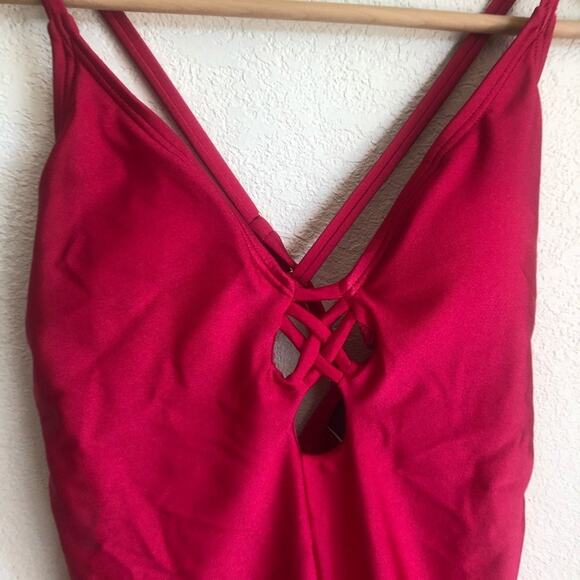 NWT Swimsuits for All Fuego bright red swimsuit - Picture 4 of 9